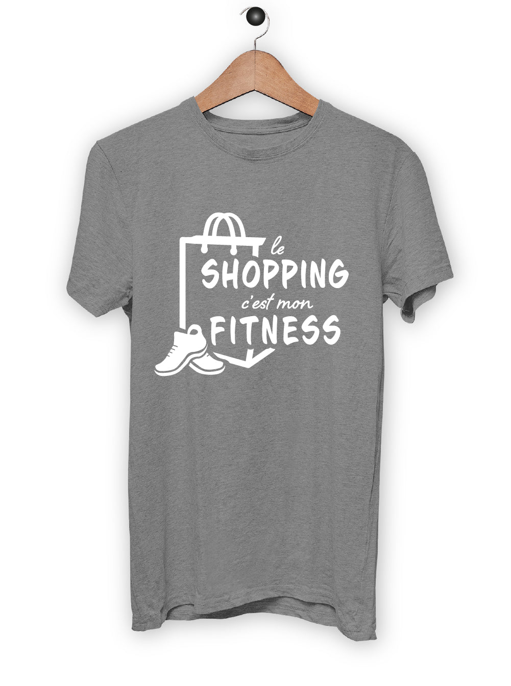 T-Shirt "SHOPPING C'EST MON FITNESS"