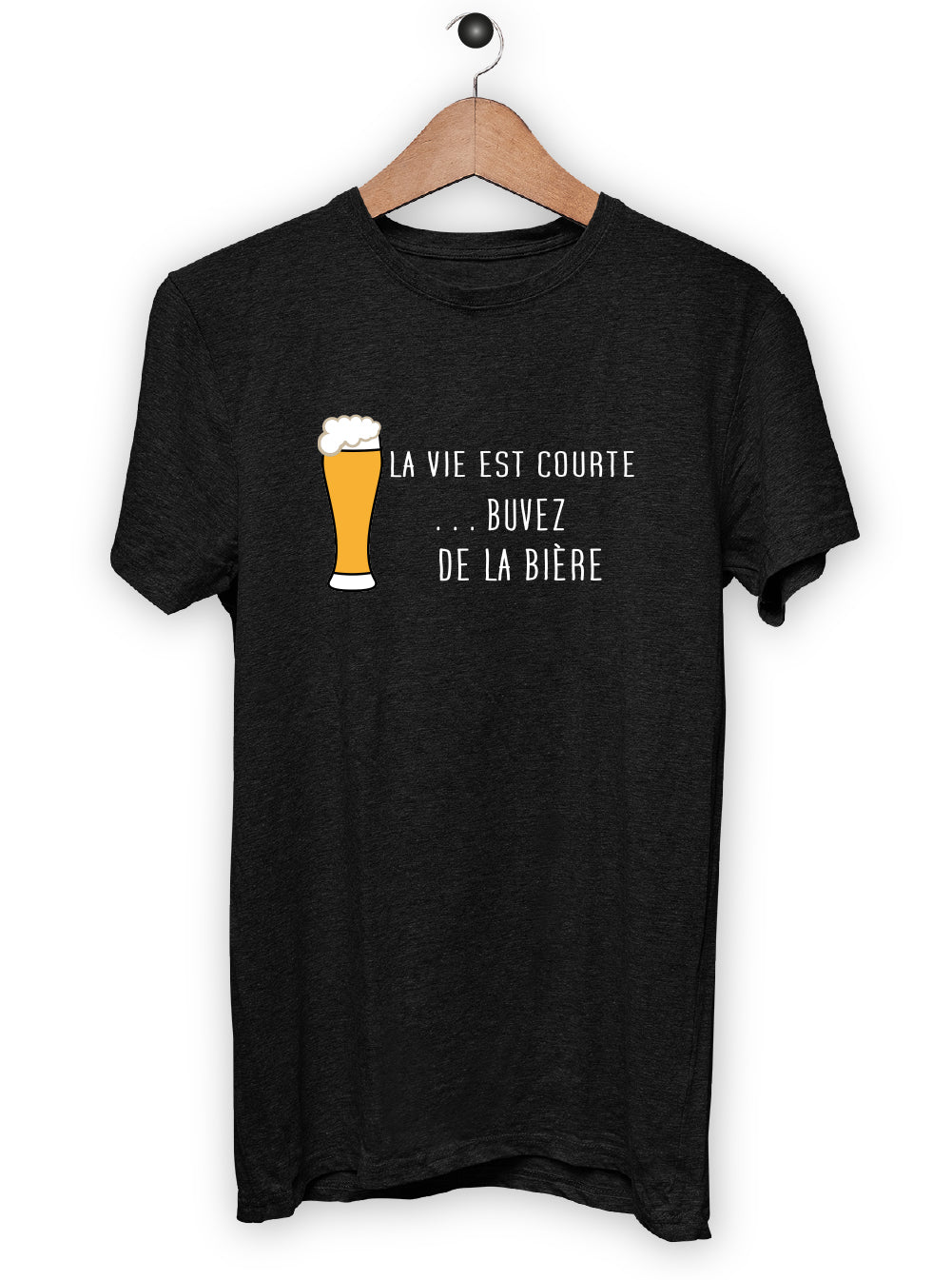 T-Shirt "LA VIE EST COURTE"