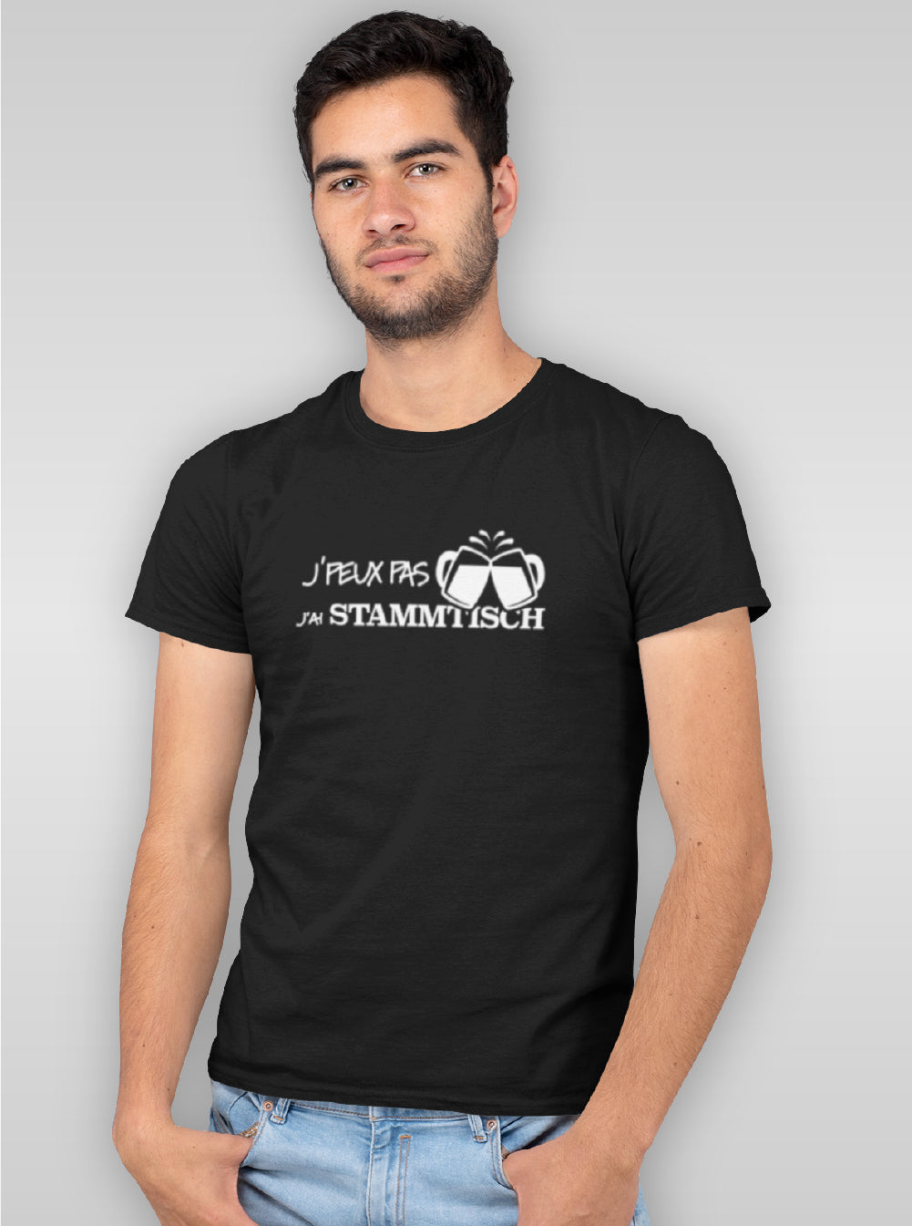 T-Shirt "J'PEUX PAS J'AI STAMMTISCH"