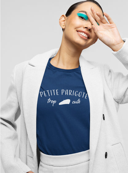 T-Shirt "PETITE PARIGOTTE TROP CUTE"